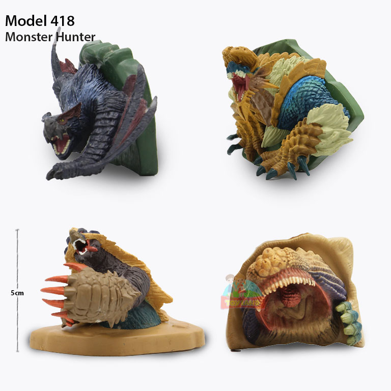 Action Figure Set - Model 418 : Monster Hunter